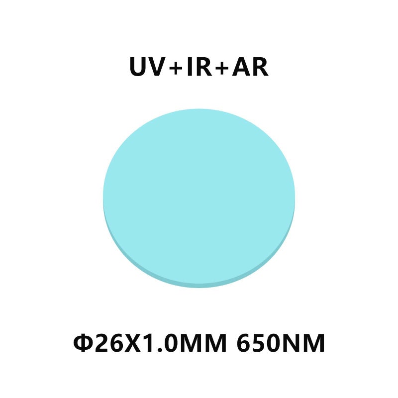 Quanmin 26mm 650nm Optical UV/IR Cut Filter - AR Coated Lens Filter for Camera, Camcorder, Telescope and Barcode Scanner - Image 2